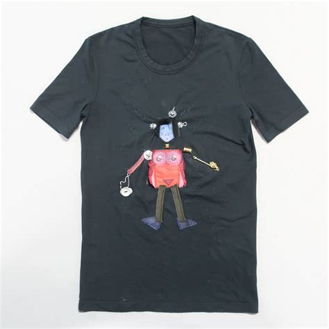 prada robot t shirt|Prada 'robot' T.